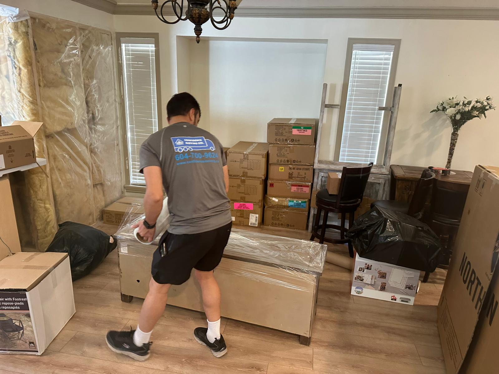 Transparent house moving cost in Surrey with detailed price breakdown