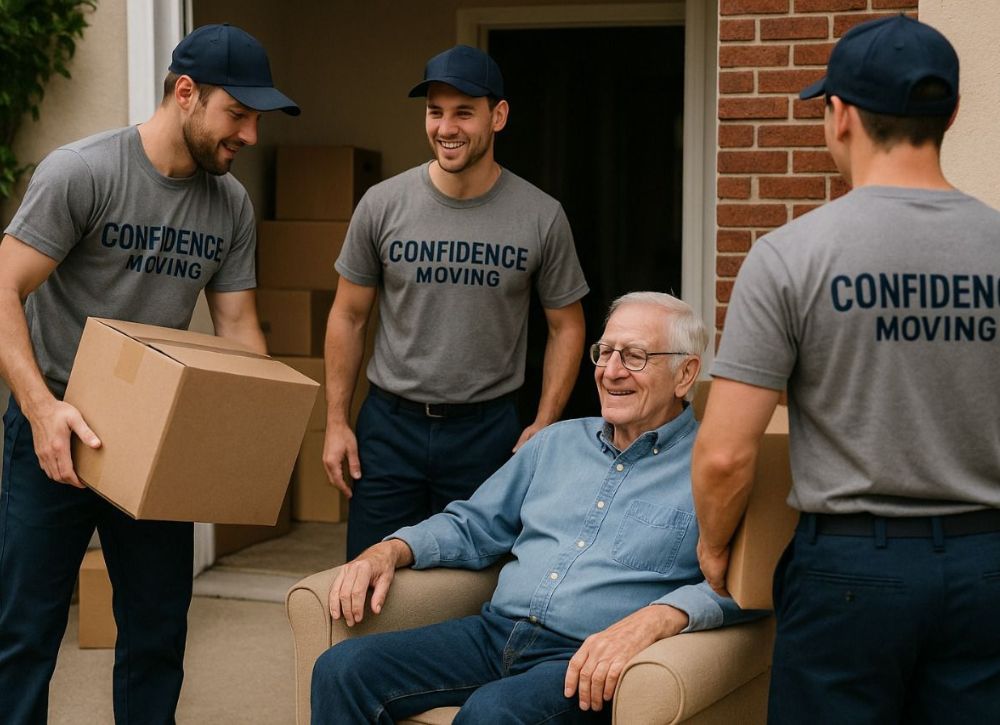 Professional senior moving services in Surrey assisting seniors with stress free moving