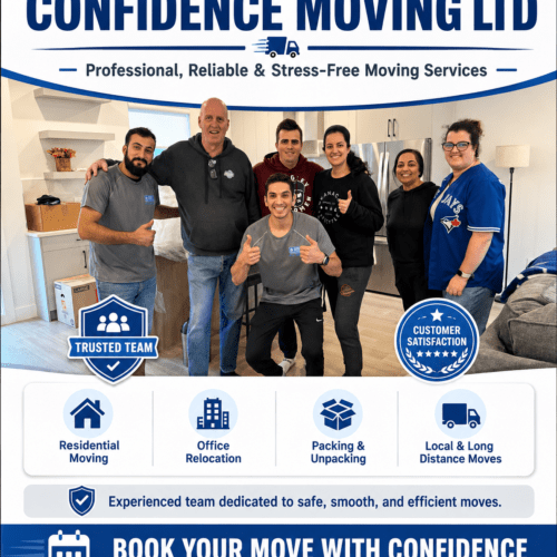 Local House Moving Services Across Surrey Neighborhoods Confidence Moving ltd