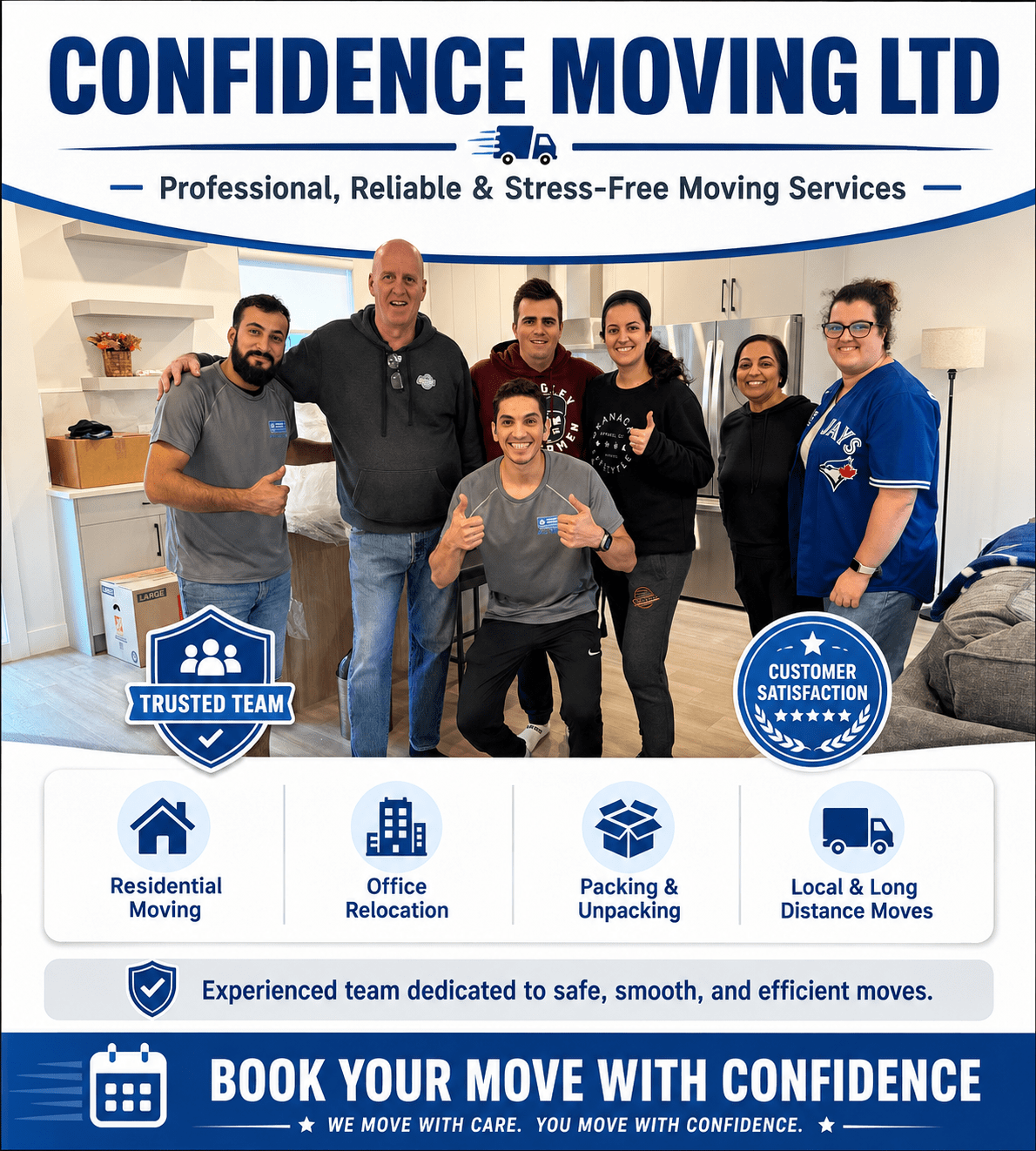 Local House Moving Services Across Surrey Neighborhoods Confidence Moving ltd