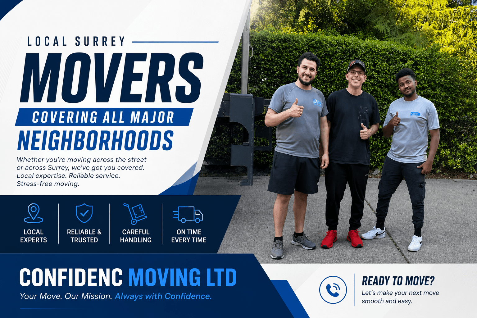 Local Surrey Movers Covering All Major Neighborhoods
