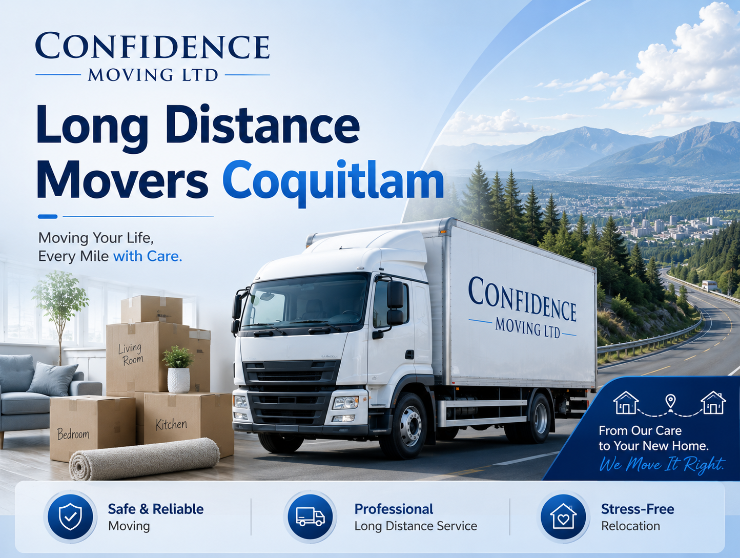 Long Distance Movers Coquitlam Confidence Moving Ltd